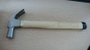 British type claw hammer with grid wooden handle