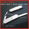 (MFK-7002F) Knife & Bottle Opener Pocket Tool Flat Handle