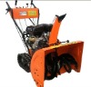 Snow thrower with track