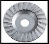 diamond stone grinding wheel turbine shape( segment welding)