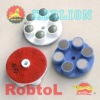many size dry Diamond Grinding and Polishing Pads for Concrete Floor Resin floor grinding pad 6 dots--CORB