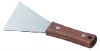 wooden handle trowel