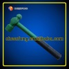 GREEN PAINTED BALL PEIN HAMMER WITH BLACK HANDLE(HAM-0009)