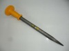 SC-3719 cold plated stone chisel with two-tone rubber handle