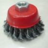 Twisted and Knotted Steel Wire bowl brush